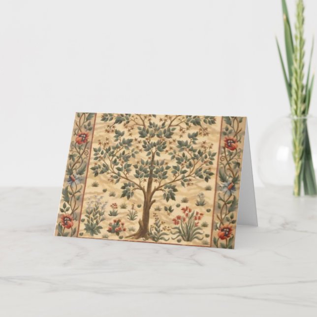 William Morris Livets träd Kort (Framsida)