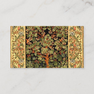 William Morris - Livets träd Mönster Visitkort