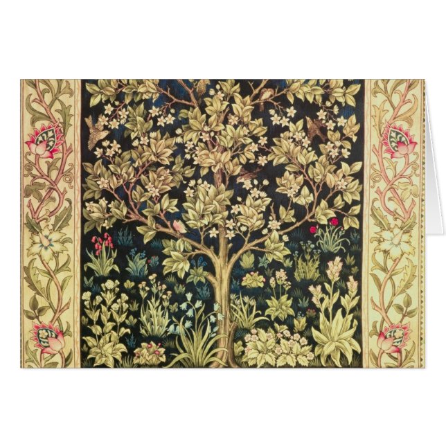 William Morris Livets träd OBS Kort (Framsidan Horizontal)