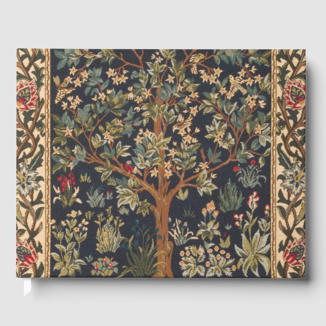 William Morris - Livets träd Original Gästböcker (Framsida)
