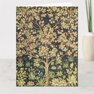 William Morris Livets träd Vintage Pre-Raphaelite Kort
