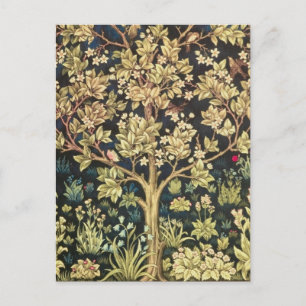 William Morris Livets träd Vintage Pre-Raphaelite Vykort