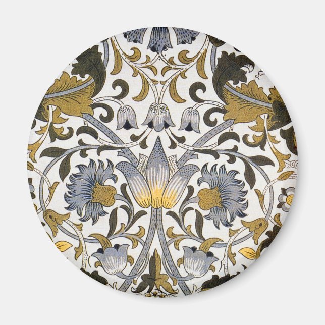 william morris lodden blom- textil magnet (Framsidan)