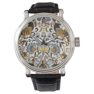 William Morris Lodden blommigt blomma Armbandsur