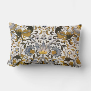 William Morris Lodden blommigt blomma Lumbarkudde