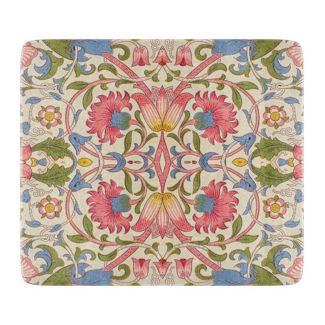 William Morris Lodden Blommönster Pastell  (Framsidan)