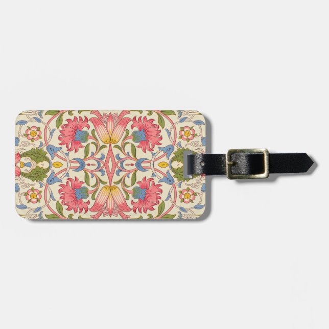 William Morris Lodden Blommönster Pastell  Bagagebricka (Horisontell Framsida)
