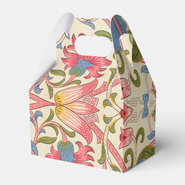 William Morris Lodden Blommönster Pastell  Presentaskar (Framsidan Sidan)