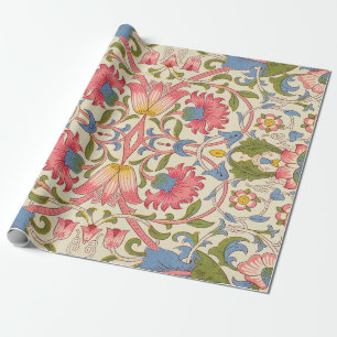 William Morris Lodden Blommönster Pastell Presentpapper
