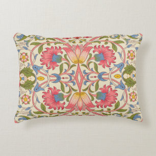 William Morris Lodden Blommönster Pastell Prydnadskudde