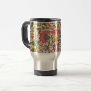 William Morris Lodden Blommönster Pastell Resemugg
