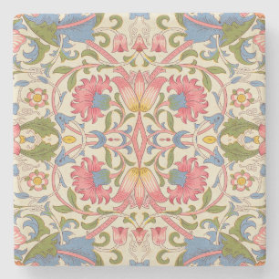 William Morris Lodden Blommönster Pastell Stenunderlägg