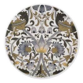 William * Morris Lodden Grått Guld Knopp
