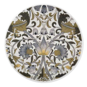 William * Morris Lodden Grått Guld Knopp