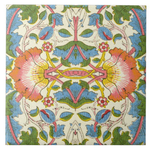 William Morris Loddon Blommar Blommönsters Kakelplatta