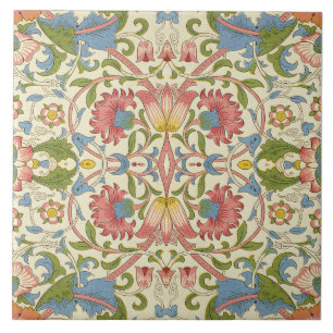 William Morris Loddon Blommar Blommönsters Kakelplatta