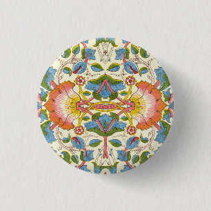 William Morris Loddon Blommar Blommönsters Knapp