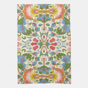 William Morris Loddon Blommar Blommönsters Kökshandduk