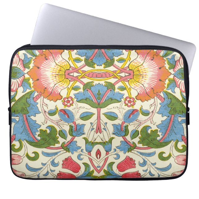 William Morris Loddon Blommar Blommönsters Laptop Fodral (Framsidan)