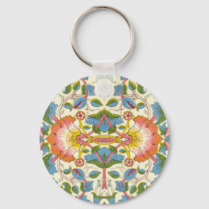 William Morris Loddon Blommar Blommönsters Nyckelring