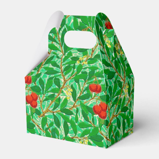William Morris Lychee Träd Mönster, Ljust grönt Presentaskar (Framsidan Sidan)