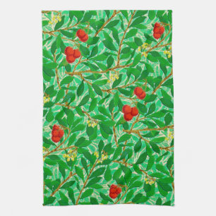 William Morris Lychee trädmönster som är ljust  Kökshandduk