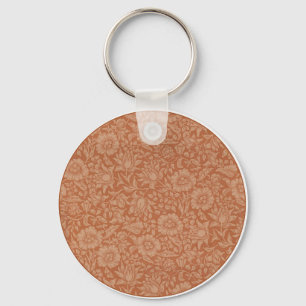 William Morris Mallow Blommigt Tapet Design Nyckelring