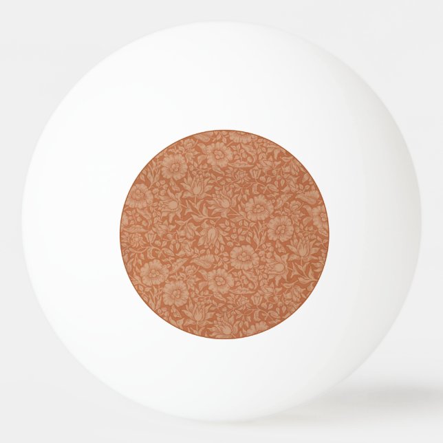 William Morris Mallow Blommigt Tapet Design Pingisboll (Framsidan)