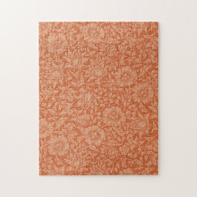 William Morris Mallow Blommigt Tapet Design Pussel (Vertikal)