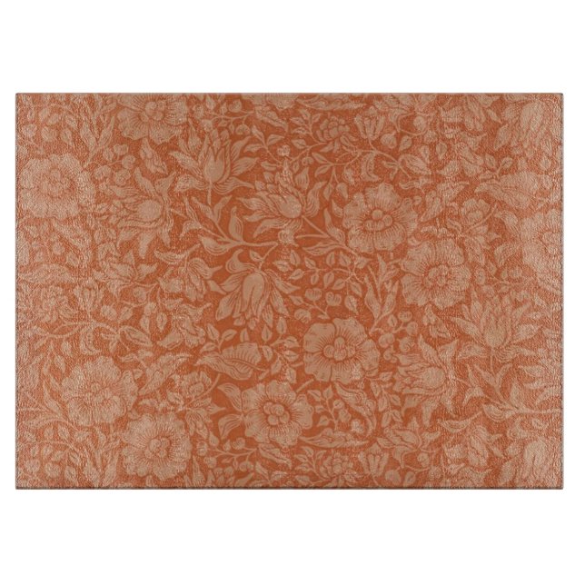 William Morris Malva Mönster: Terrakotta Blommor (Framsidan)
