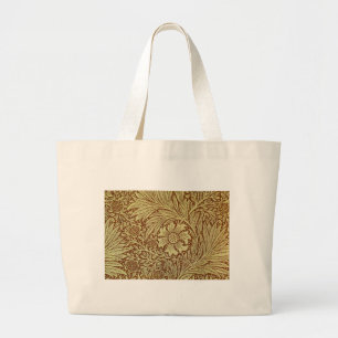 William Morris Marigold Antik Blommönster Jumbo Tygkasse