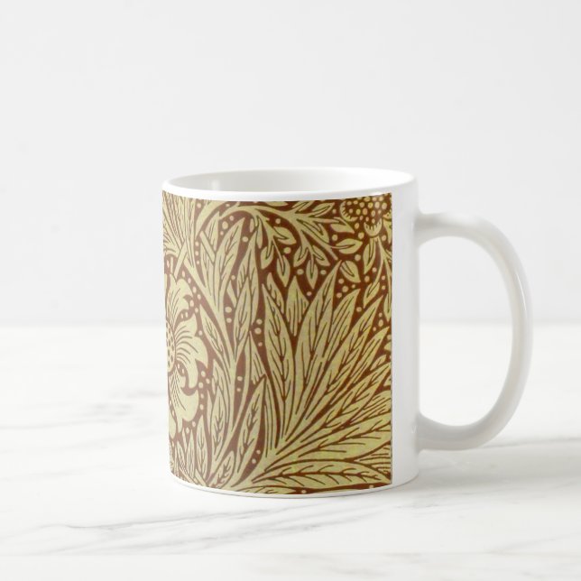 William Morris Marigold Antik Blommönster Kaffemugg (Höger)