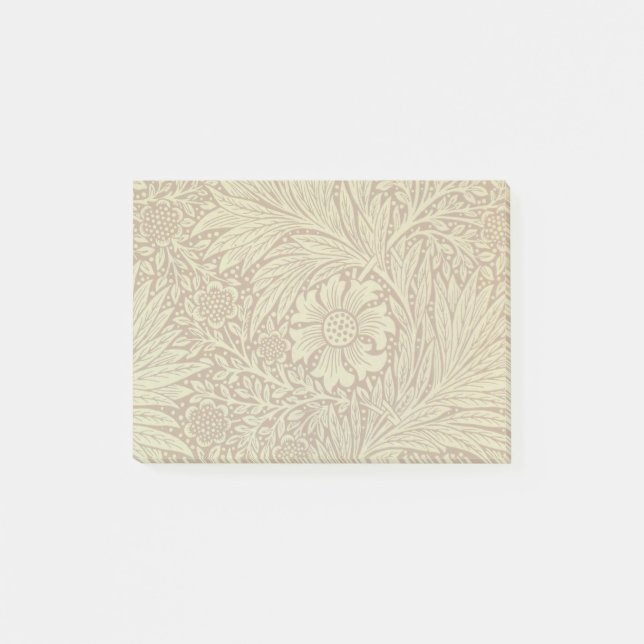 William Morris Marigold Antik Blommönster Post-it Block (Framsida)