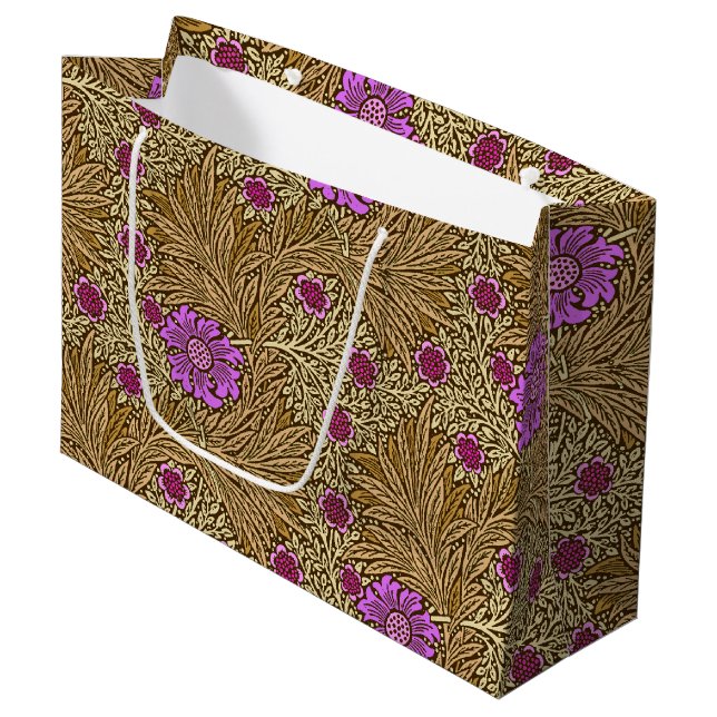 William Morris Marigold, Brown, Beige och Violet (Framsidan Vinklad)