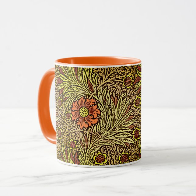 William Morris Marigold, Copper Brown och Orange Mugg (Framsida vänster)