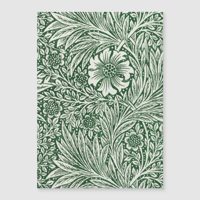 william morris marigold grön blomster blomma (Framsida)