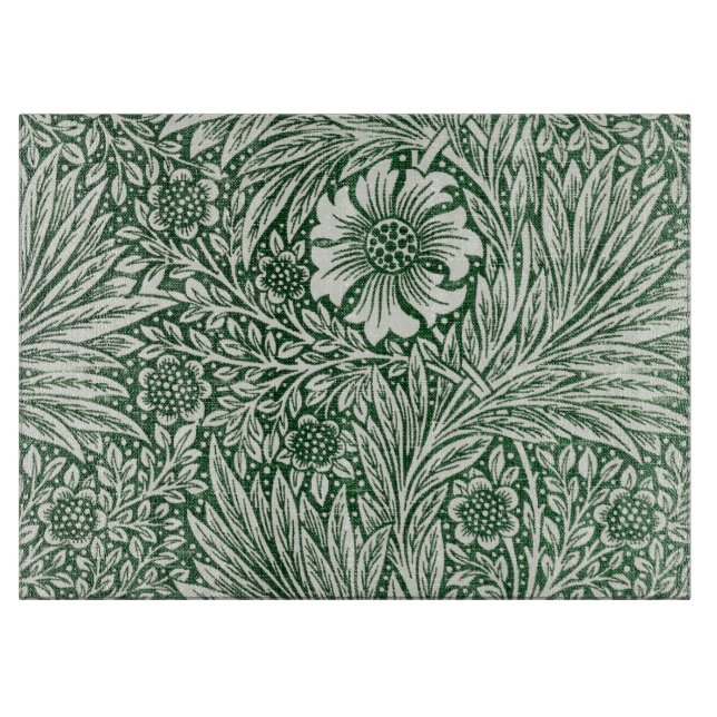 william morris marigold grön blomster blomma (Framsidan)