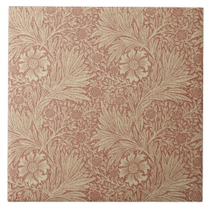 William Morris Marigold Repro Arts & Crafts Tile Kakelplatta