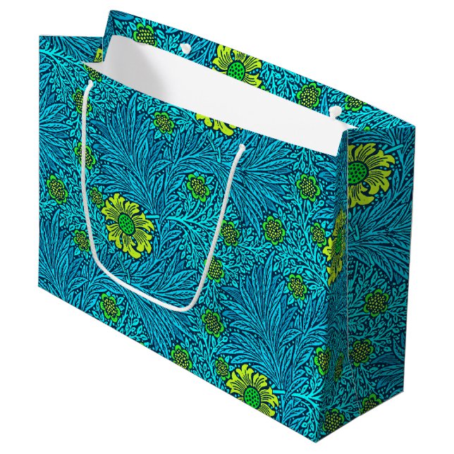 William Morris Marigold, Turcos & Cobalt Blue (Framsidan Vinklad)