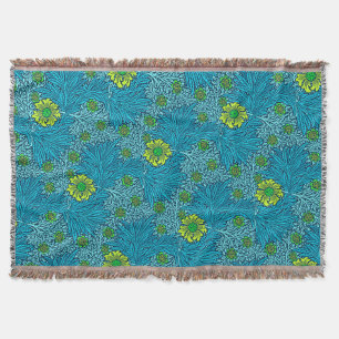 William Morris Marigold, Turquoise & Cobalt Blue Filt