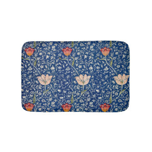 William Morris Medway Blue Blommigt Badrumsmatta