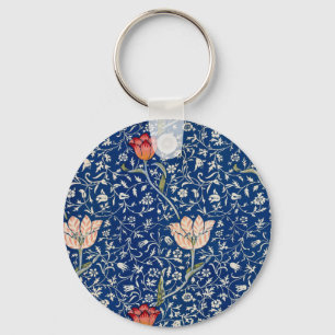 William Morris Medway Blue Blommigt Nyckelring
