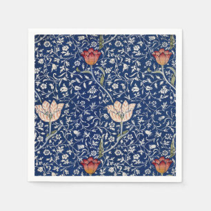 William Morris Medway Blue Blommigt Pappersservett