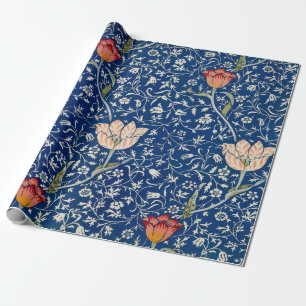 William Morris Medway Blue Blommigt Presentpapper