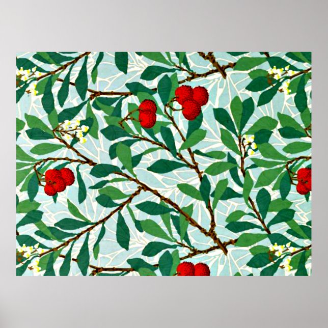 William Morris mönster, Arbatus Poster (Framsidan)