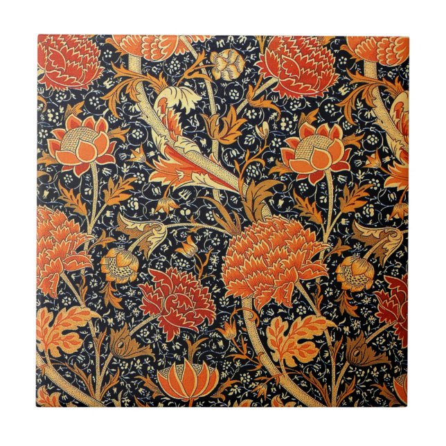 William Morris Mönster - Cray Kakelplatta (Framsidan)
