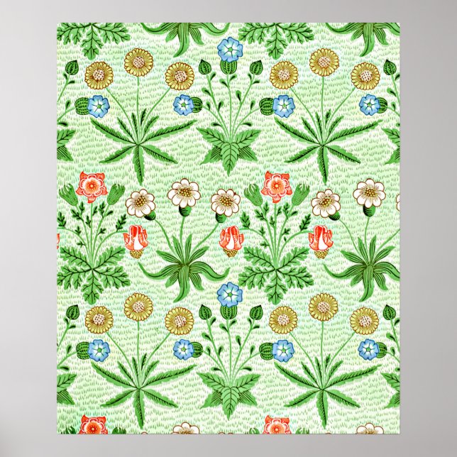 William Morris mönster, Daisy Poster (Framsidan)