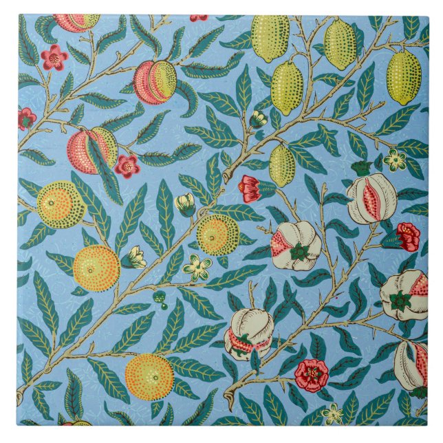 William Morris mönster, Fruit Kakelplatta (Framsidan)