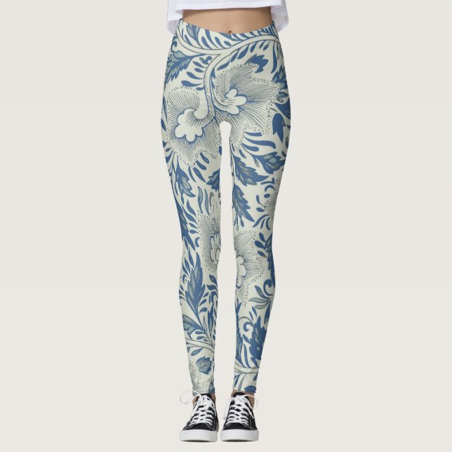 William Morris Mönster Leggings (Framsida)