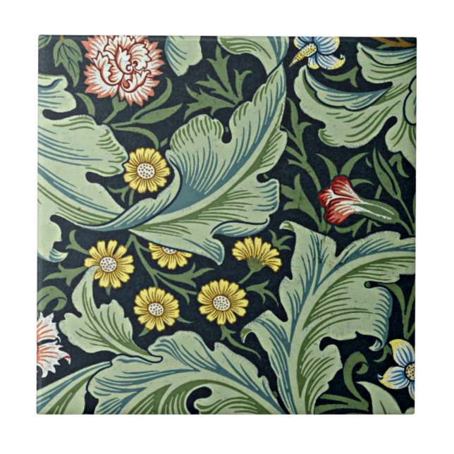 William Morris mönster, Leicester Kakelplatta (Framsidan)